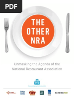 The Other NRA: Unmasking The Agenda of The National Restaurant Association