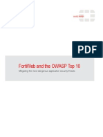 FortiWeb OWASP Top 10