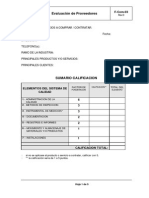 F-Com-03 Evaluación de Proveedores