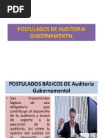 Postulados de Auditoria Gubernamental