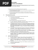 VAL-030 Equipment Specification and Qualification Sample