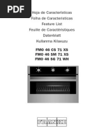 Manual Instrucciones Horno Franke