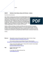 VIA FAX: 405.521.6458 Subject: Solicitation To Violate Oklahoma Statutes 20-104 Elections - Candidates