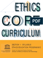 Bioethics Core Curriculum - Syllabus