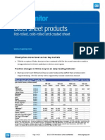 Sheet Prices Move Lower Across Key Markets: April 2013