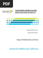 Ministerio de Educación: Enunciado General Del Currículo