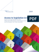 Access To Legislation in Europe