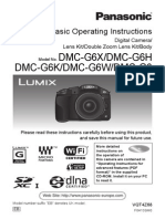 Panasonic Lumix G6 Basic Operating Instructions