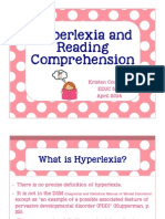 Hyperlexia Powerpoint