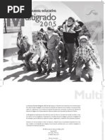 Propuesta Educativa Multigrado 2005