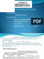 Chemical Equilibrium .Presentation