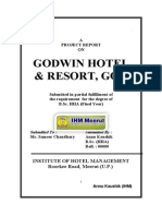 Godwin Hotel & Resort, Goa: A Project Report ON