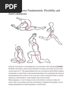 Anatomy Flexibility and Joint Limitations