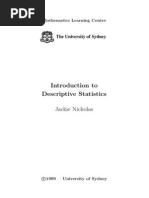 Descriptive Statistics