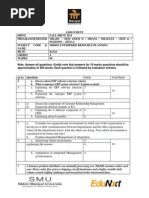 ERP Assignment MI0038