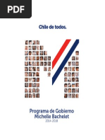 Programa de Gobierno 2014-2018 Michelle Bachelet