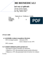 Senzori Biomedicali Sem II 2013 - 2014 Curs 1