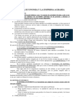 La Economia y La Empresa Agraria