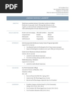 Montessori Resume