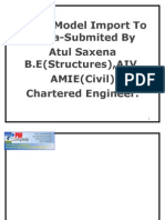 Tekla Imort From Staad-By Engr. Atul Saxena