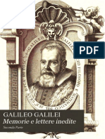 Galileo Galilei - Memorie e Lettere Inedite Parte II