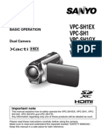 Sanyo Xacti Vpc-Sh1ex User Manual