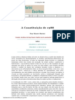 Ruy Mauro Marini - A Constituição de 1988