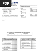 Survey Questionnaire On The Impact of Time Management Towards Academic Achievement of Students in Uum