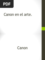 Canon en El Arte