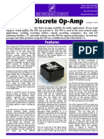 990 Discrete Op-Amp: Features