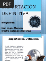 Exportacion Definitiva