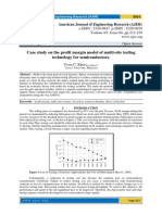 Case Study On The Profit Margin Model of Multi-Site Testing Technology For Semiconductors