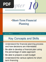 Short-Term Financial Planning: Mcgraw-Hill/Irwin