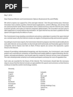 Net Neutrality Company Sign On Letter