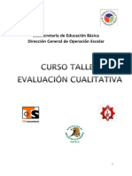 Curso-Taller Evaluación Cualitativa