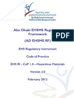 AD EHSMS CoP1 Hazardous Material