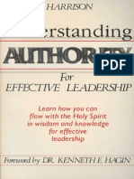 Understanding Authority For Effective Leadership - Buddy Harrison