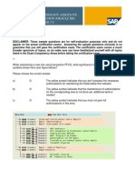 C - TADM51 - 70: Sap Certified Technology Associate - System Administration (Oracle DB) With Sap Netweaver 7.0