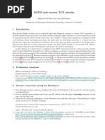 MITM and Reverse TCP Attacks: Department of Mathematical Information Technology, University of Jyv Askyl A