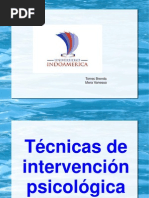 Técnicas de Intervención Psicológica