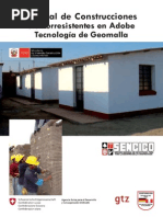 Manual de Construcciones Sismorresistentes en Adobe Tecnología de Geomalla