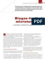 Biogas Fuelled Micro Turbines