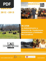 BROCHURE Master Fundaciones Edicion XX 2012 2013