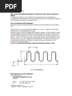 Expansion Joints 