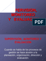 Supervision, Monitoreo y Evaluacion