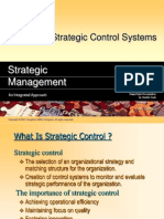 Designing Strategic Control System