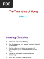 The Time Value of Money: Topic 3