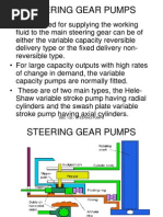 Steering Gear Pumps