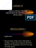 Annex Vi: Regulations For The Prevenion of Air Pollution From Ships