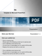 Click To Add Title: Template For Microsoft Powerpoint